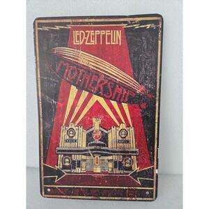 Led Zeppelin mothership Metal Tin Sign Wall Display Poster 8 x 12